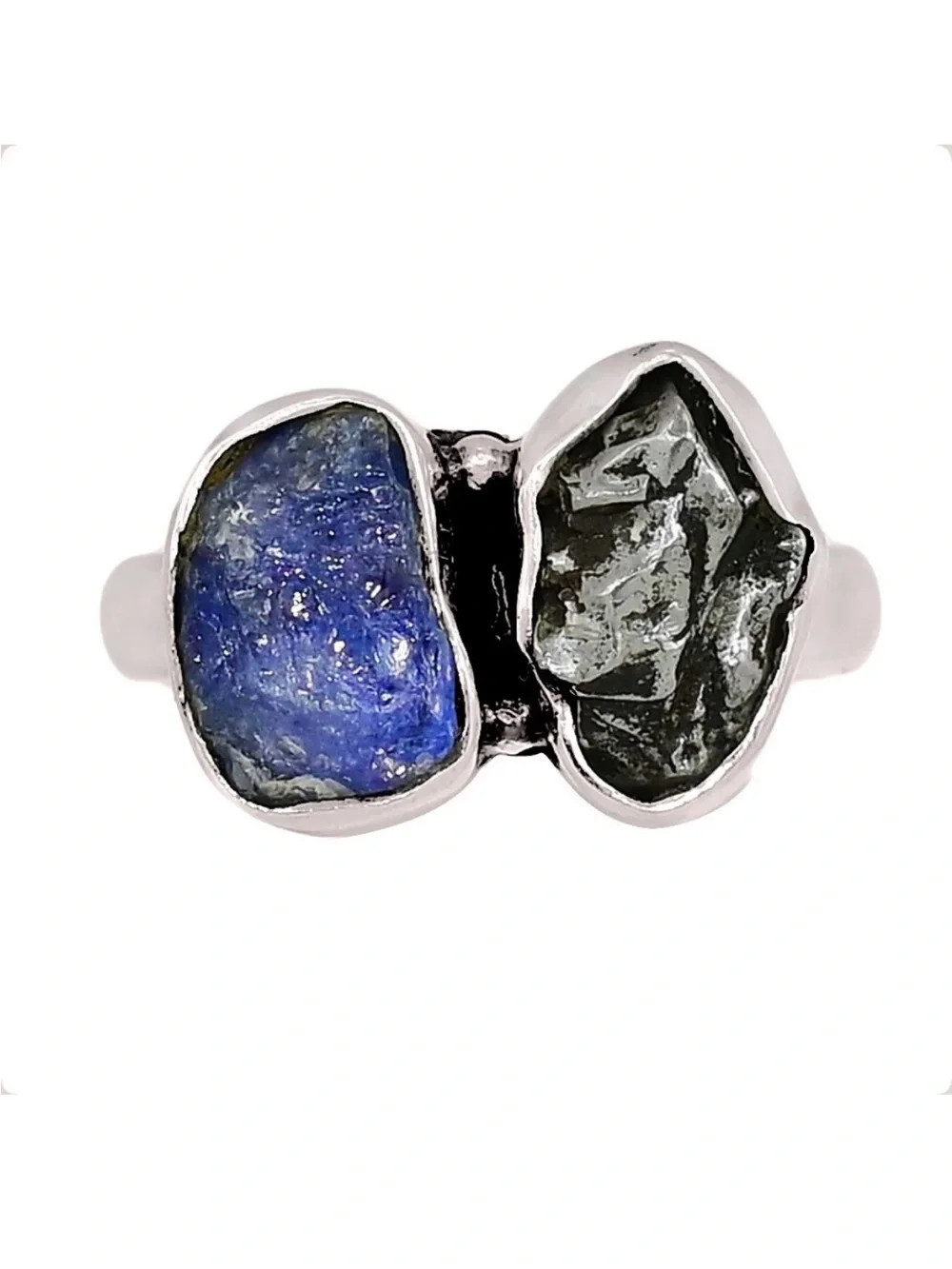 NEW! Tanzanite & Meteorite Ring